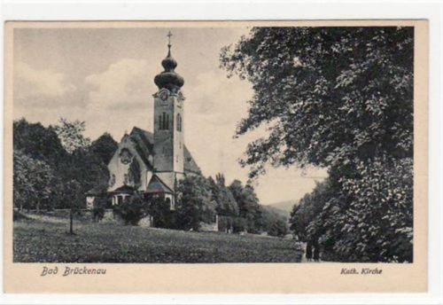 Bad Brückenau. Kath. Kirche ungelaufen Top Erhaltung.
