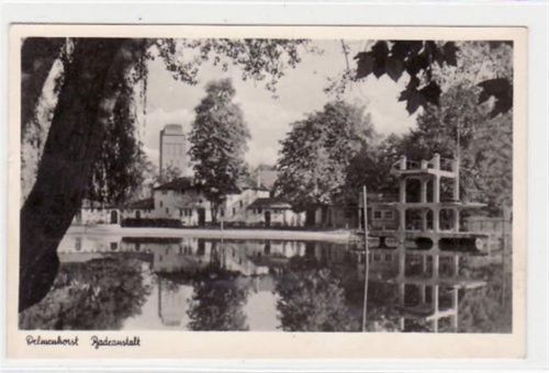 Delmenhorst Delmenhorst mit Badeanstalt gelaufen, 1951. Gute Erhaltung.