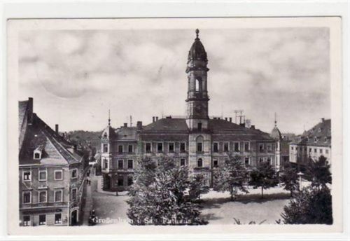 Großenhain Großenhain mit Rathaus. Feldpost, mit Stempel von 1940. Leichter Stempeldurchdruck, leicht bügig, sonst gut erhalten.