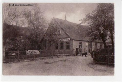 Siebenhofen, Kreis York mit Stuhr´s Gasthof ungelaufen leichte Abschürfungen, kleiner Knick unten links, sonst gut erhalten
