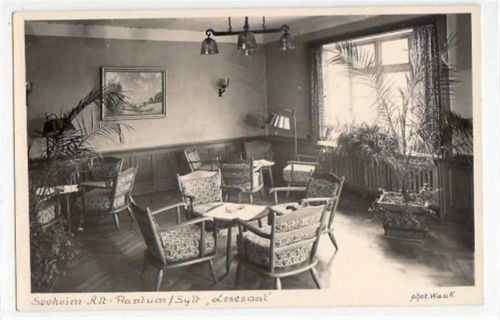 Seeheim Alt-Rantum auf Sylt mit " Lesesaal " ungelaufen Gute Erhaltung.