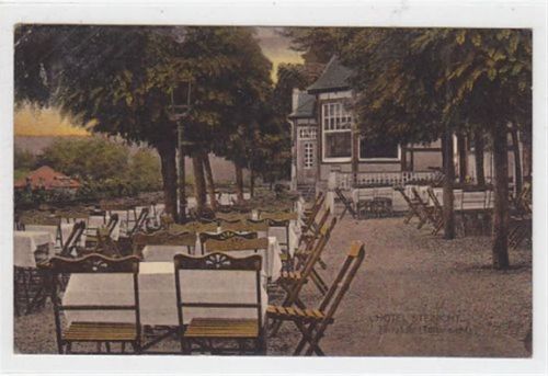 Rentzschmühle. Hotel Steinicht, Terrasse ungelaufen kleiner Knick oben und unten links, sonst gut erhalten