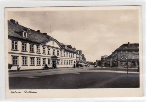 Uelzen Uelzen. Rathaus ungelaufen kleiner Knick oben rechts, sonst gut erhalten