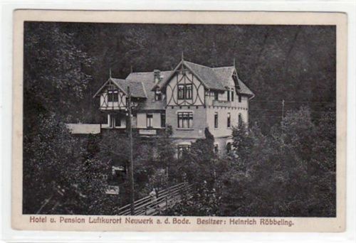 Neuwerk mit Hotel und Pension von Heinrich Röbbeling ungelaufen Gute Erhaltung.