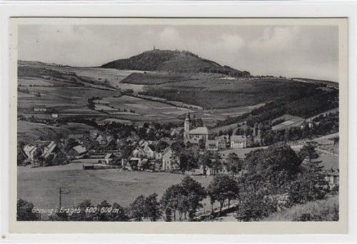 Geising Geising im Erzgebirge. Kirche gelaufen, 1938. Gute Erhaltung.