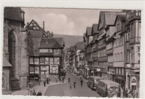 Hann Münden Hann. Münden. Lange Straße gelaufen, 1962. Leichter Bug oben rechts, sonst gut erhalten