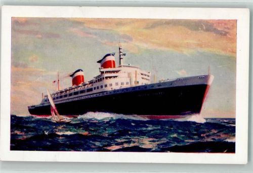 1952 Schiffsdaten Rückseite AK