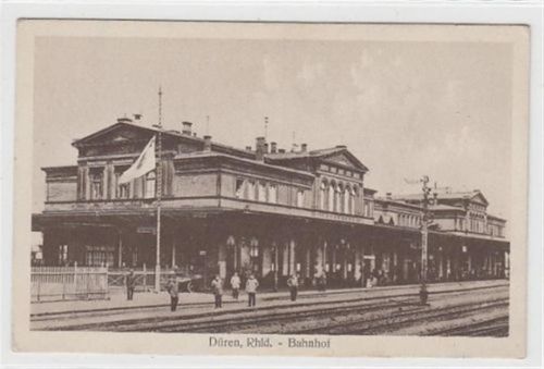 Düren. Bahnhof ungelaufen Gute Erhaltung.