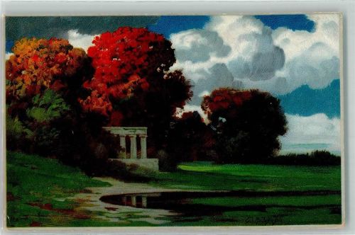 Meissner u. Buch Serie 1452 Herbststimmung AK
