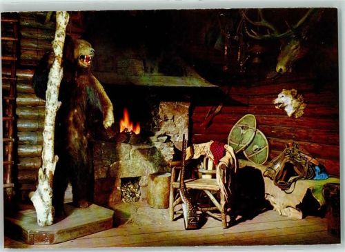 May, Karl Museum Hütte Bär Fallen AK