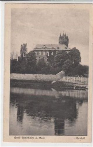Hanau Hanau. Schloß. Feldpost, Stempel von 1916. Leicht fleckig, sonst gut erhalten