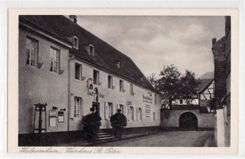 Walporzheim mit Weinhaus St. Peter ungelaufen Leichte Kratzspuren Vorderseite unten, sonst gut erhalten