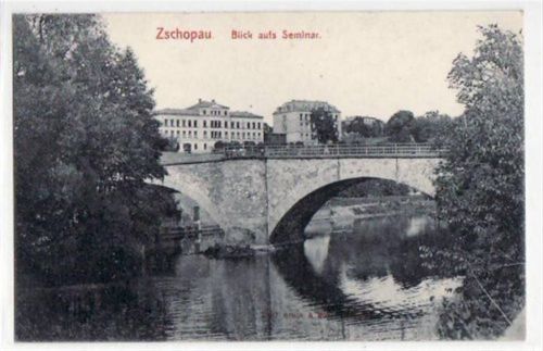 Zschopau Zschopau mit Blick auf das Seminar ungelaufen Gute Erhaltung.