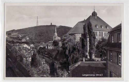 Velbert Velbert Langenberg mit Teilansicht ungelaufen Ecken mit Albumabdrücken, sonst gut erhalten