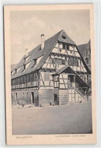Maulbronn Maulbronn. Klosterhof altes Haus ungelaufen Gute Erhaltung.