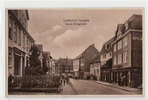 Laasphe mit unterer Königstraße ungelaufen Gute Erhaltung.