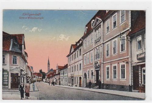 Heilbad Heiligenstadt Heiligenstadt. untere Wilhelmstraße. 1944 Feldpost Gute Erhaltung.
