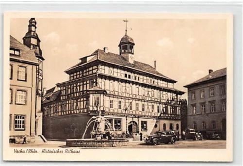 Vacha Vacha in der Rhön. historische Rathaus ungelaufen Sehr gut erhalten.
