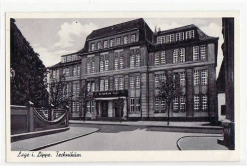 Lage mit Technikum gelaufen, mit Marke und Stempel von ca. 1950. Gute Erhaltung.