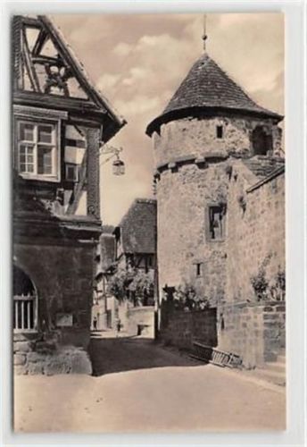 Dörrenbach. Rathaus Eckturm der Kirchenburg ungelaufen Gute Erhaltung.