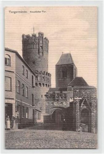 Tangermünde Tangermünde. Neustädter Tor ungelaufen Gute Erhaltung.