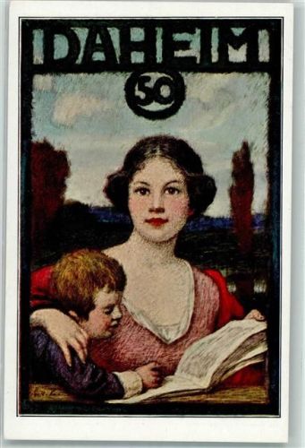 1913 Werbung Heft "Daheim" AK