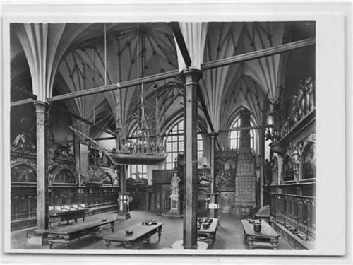 Danzig Danzig / Gdansk. Der Saal im Artushof ungelaufen Gute Erhaltung.