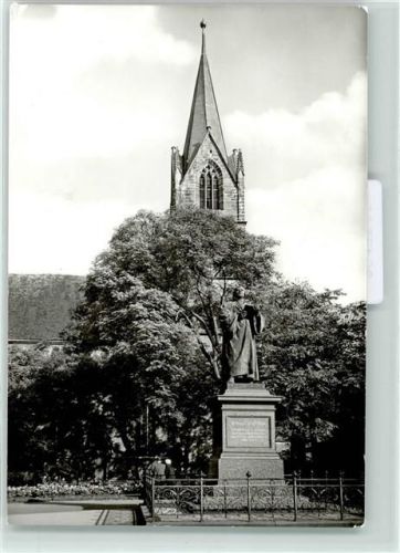 Erfurt 1988 Denkmal an der Kaufmannskirche AK