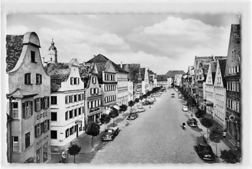 Günzburg an der Donau. Marktplatz ungelaufen Gute Erhaltung.