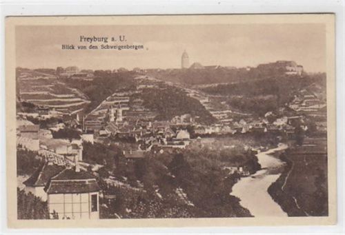 Freyburg Freyburg a. U. mit Blick von den Schweigenbergen ungelaufen Gute Erhaltung.