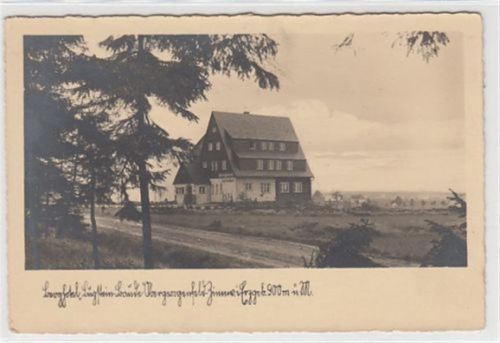 Zinnwald im Erzgebirge. Berghotel Lugstein Baude ungelaufen Gute Erhaltung.