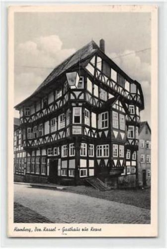 Homberg Homberg, Bez. Kassel. Gasthaus zur Krone ungelaufen Gute Erhaltung.