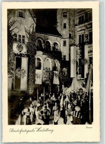 Heidelberg 1939 Reichsfestspiele AK