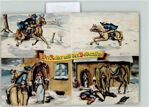 Der Reiter und der Bodensee Rückseite die Ballade von Gustav Schwab