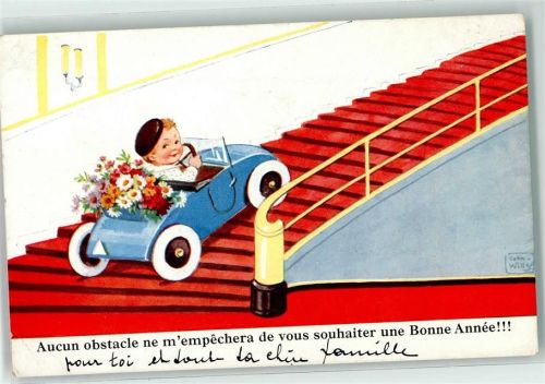 Bonne Annee - Kinderauto Spielzeug Neujahr