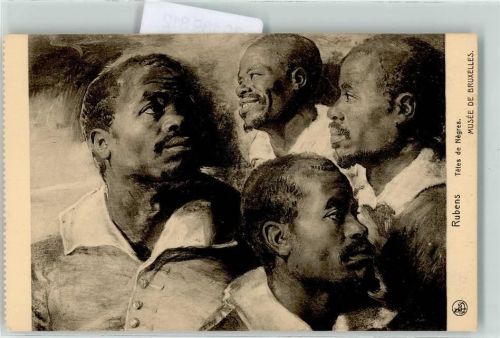 sign. P.P. Rubens Heads of Negroes AK