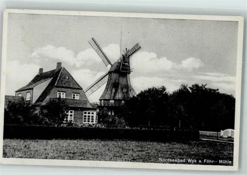 Wyk Mühle Windmühle Windrad Nordseebad