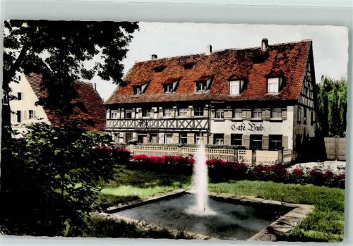 Zirndorf Cafe Bub Garten Springbrunnen
