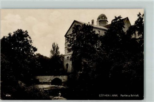 Köthen Schloß Köthen Wassergraben