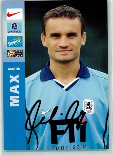 München Martin Max Autogramm TSV 1860 München persönliche Daten FTI Löwenbräu