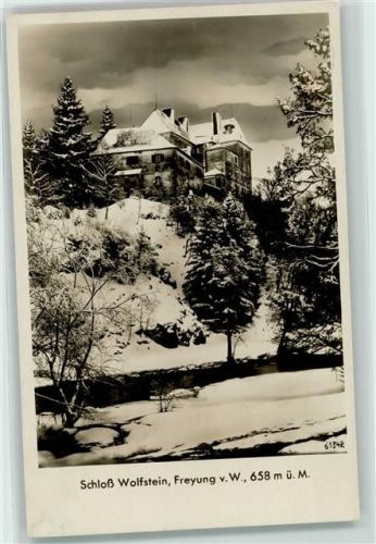 Freyung Schloss Wolfenstein Winter