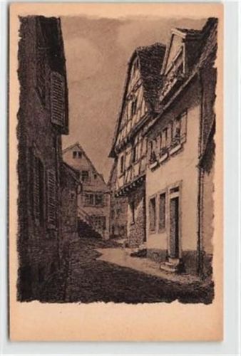 Neckargemünd Neckargemünd, Künstlerkarte. Pluggasse ungelaufen Gute Erhaltung.