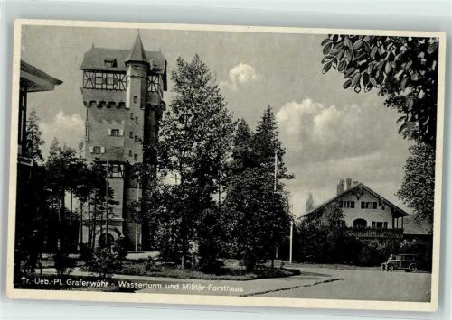 Grafenwöhr Wasserturm Militär-Fosthaus Oldtimer