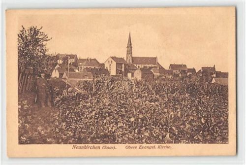 Neunkirchen Neunkirchen an der Saar. Obere evangelische Kirche ungelaufen Gute Erhaltung.