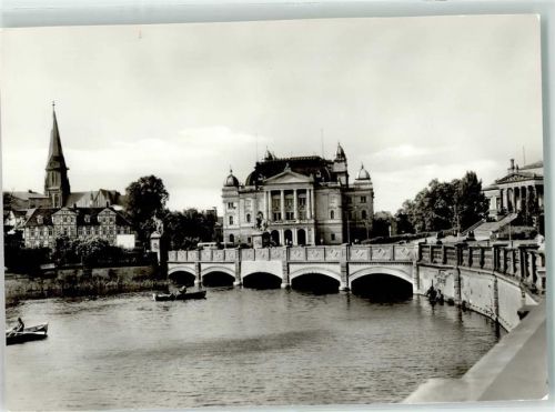 Schwerin Alter Garten Theater Museum Ruderboot