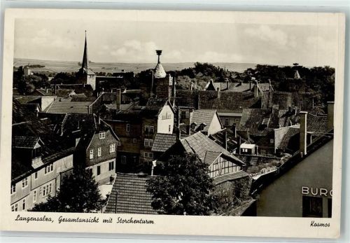 Bad Langensalza Storchenturm WK II Stempel
