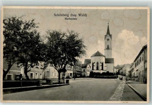 Schönberg Marktplatz Pfarrkirche St. Margareta