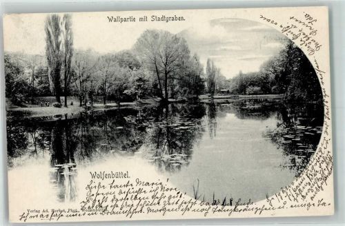 Wolfenbüttel 1901 Wall Stadtgraben
