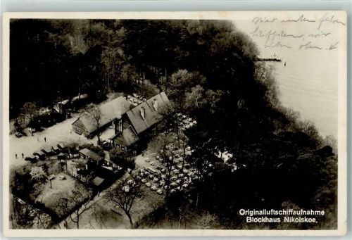 10115 W1000 Wannsee - Zeppelinaufnahme Blockhaus Nikolskoe