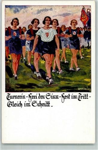 1925 sign. Amtsberg - Werbeabteilung der Deutschen Turnerschaft Nr. 13 AK